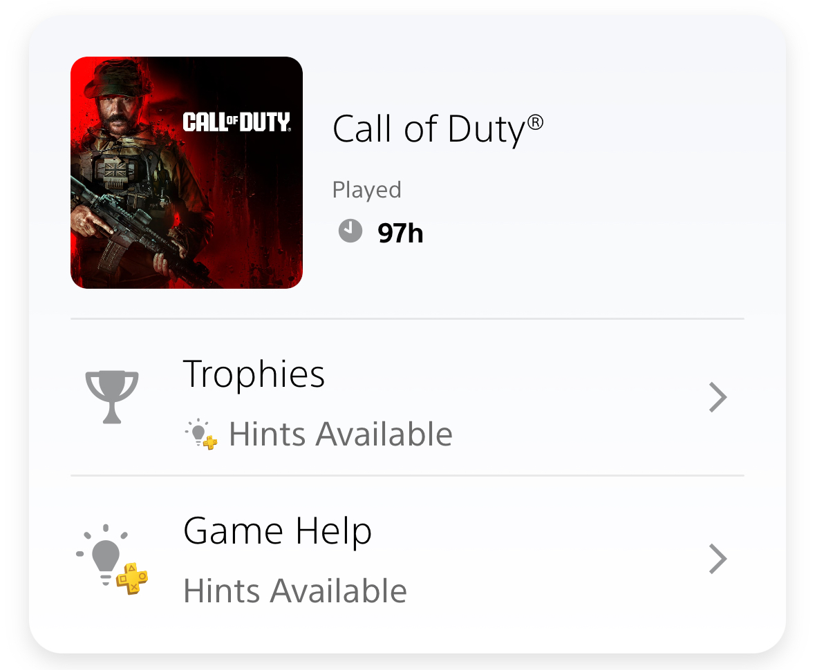 Call of Duty PS5 Playtime